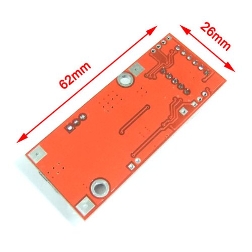 DROK® DC-DC-LM2596 einstellbarer Spannungsregler , 4.5-28V zu 1.3-25V Buck Converter Spannungsstabilisator Modul, Step Down Converter mit blauem LED-Digitalanzeige Voltmeter - 4