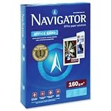 Gramaje: 160 g/m² Navigator Office Card A4/PCO160F1 Papel DIN A4 blanco, 160 g/m², 250 hojas