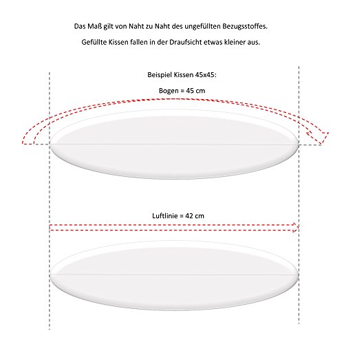 Polyester Füllkissen Kissenfüllung weiß Dekokissen Sofakissen eckig Kissen ca. 45×45 cm - 3