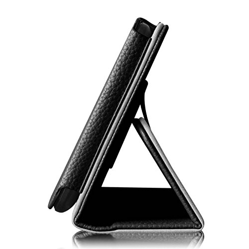 Fintie Odys Mira / LENOTAB Win / Trimeo Win Hülle Case- Slim Fit Folio Kunstleder Schutzhülle Cover Tasche mit Ständerfunktion für Odys Mira 17,8 cm (7 Zoll) X610102 / LENOTAB Win / Trimeo Win 17,8 cm (7 Zoll) Tablet-PC, Schwarz - 6