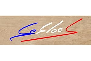 Desconocido Vinyle de découpe autocollant signature LOEB France 15 x 5 cm