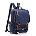 Produktbild JAGENIE Herren Canvas Sling Rucksack Crossbody Schultertasche Reise Wandern Brust Rucksack, Canvas, dunkelblau, 29 x 11 x 33cm