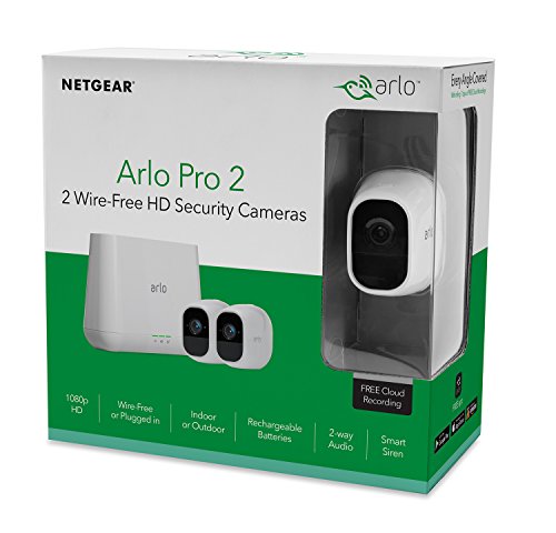 NETGEAR-VMC4030P-100EUS-Arlo-Pro-2-Add-on-Security-Camera-Rechargeable-Wire-Free-1080p-HD-Audio-IndoorOutdoor-Night-Vision-Works-with-Amazon-Alexa-Base-Station-not-Included
