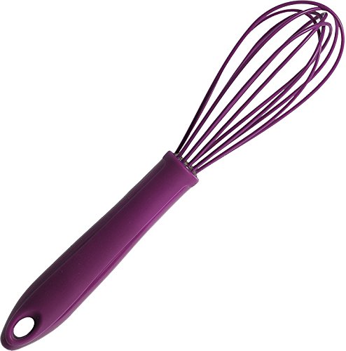 Schneebesen klein 22 cm, lila, Kochblume Edition, Silikon