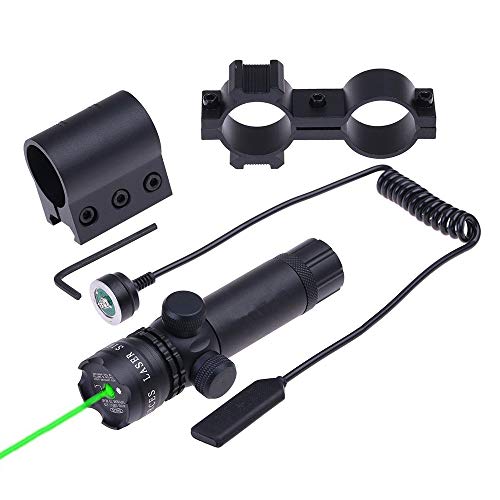 Viseur Laser Vert Pointeur Green Laser Sight Airsoft Fusil de Tir Pistolet Fusil Tactique Visée Laser Vert Chasse pour Pistolet