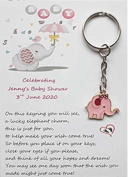 personalised baby keyrings