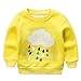 Produktbild Oyedens Kleinkind Kinder Mädchen Jungen Langarm Cloud Print Tops Sweatshirt warme KleidungLange ärmel der Cartoon-Wolke der Pulli-Kinder Plus Samtspitze Blame IT ON The WEATHERMAN