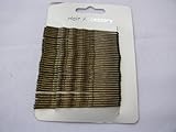 Useful pack of 30 Brown Extra long 6.5cm Kirby Grips for hair ,Classic hair accessory ,Brand new in packet .
