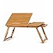 Produktbild LAMXF-Laptoptisch Verstellbarer Laptop BettTablett Faltender tragbarer Laptop-Schreibtisch-Computertisch für Bett-Sofa-Teppich-Garten ( größe : 55CM*34CM )