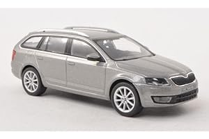 Skoda Octavia III Combi, metallic-grau, 2013, Modellauto, Fertigmodell, Abrex 1:43