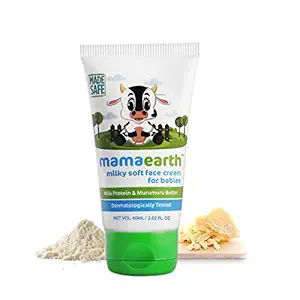 Mamaearth Milky Soft Baby Face Cream, with Murumuru Butter for Babies, 60 ml
