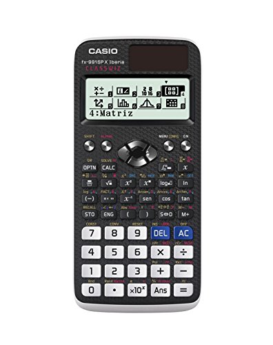 Casio FX991SPXCalculadora científica, recomendada para el curriculum español, 576 funciones, solar y color gris /bla