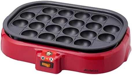 Abiterakkusu electric takoyaki device (baked plate removable) Red [regular agency goods]