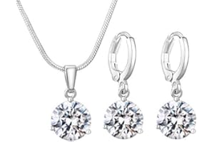 liuduo Fashion 925 Sterling silver women party pretty cute bracelet necklace set