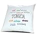 Produktbild Kopfkissen mit Namen Tonica - Motiv Positive Eigenschaften, 40 cm, 100% Baumwolle, Kuschelkissen, Liebeskissen, Namenskissen, Geschenkidee, Deko