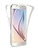 Produktbild Connect Zone® Samsung Galaxy Klar Durchsichtig Ultradünn 360 grad Schützend Stoßfest Vorne und Hinten Ganzkörper TPU Silikon-Gel-hülle - Durchsichtig Transparent Gel, Samsung S7 Edge, Samsung J5