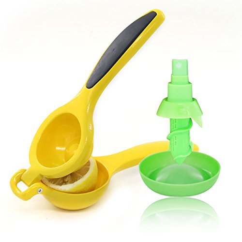 Xcellent Global Zitronenpresse und Zitrussprayer Set Manuell Limette Orange Frucht Entsafter HG127 - 2