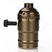 Produktbild GreenSun LED Lighting Edison E27 Lampenfassung Schalter Antikes Messing Deckenfassung Fassung Socket Lampenfuss Retro Vintage Halter für Hängeleuchte Deckenleuchte Adapter Beleuchtung Sockel