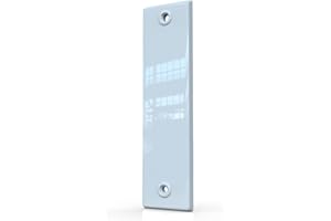 WEYH markiso® Rolladengurt Abdeckung geschlossen, Rollladenblenden in weiß, Gurtabdeckung mit Lochabstand 185mm | 1 Stück