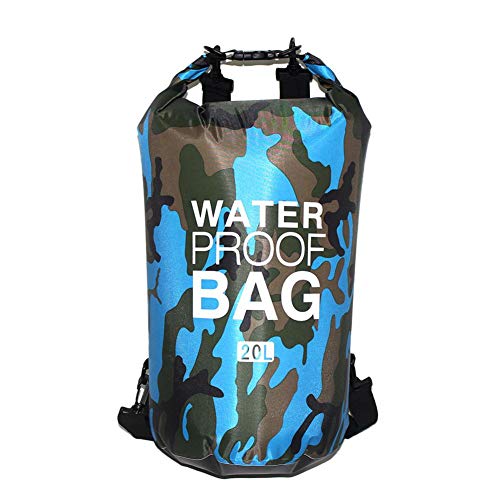Preisvergleich Produktbild kelihood PVC Wasserdichte Falten Schwimmen Aufbewahrungstasche Outdoor Camouflage Tragbare Rafting Tauchen Trockensack Sack für Fluss Trekking 2 / 5 / 10L / 15L / 20L