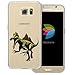 Produktbild dessana Urzeit Dinosaurier Transparente Silikon TPU Schutzhülle 0,7mm Dünne Handy Tasche Soft Case für Samsung Galaxy S6 Spinosaurus
