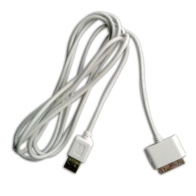 Goobay 42083 Apple 30Pin Câble de Synchronisation et de Chargement USB, Blanc, 1.5m Longueur de Câble