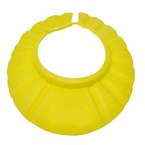 Tonsee Soft Cap Hat for Baby Children Kids, Safe Shampoo Shower Bathing Bath Protect (Yellow)