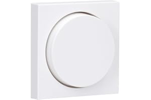 GENERISCH GIRA System 55 reinweiß SEIDENMATT (065 027) Abdeckung. Drehdimmer