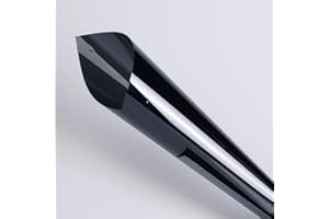 DIVERSITY WRAP DiversityWrap Car Window Tint Film - 5% Dark Black Professional 1ply Car Anti-Scratch Window Film Privacy with Window Squeegee & Retractable Blade Tool Kit (6m x 75cm)