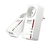 Powerline: come funziona e quale comprare 20 AVM FRITZ! Powerline 1220E Set Kit di 2 Adattatori con Presa Passante, Fino a 1200 Mbps, 2 Porte LAN Gigabit, Plug and Play, Eco Mode, Istruzioni in Italiano