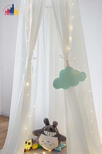 Pericross™ Betthimmel Deko Baldachin Grau - 8