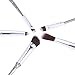 niceEshop(TM) 6-pack Harry Potty Magic Wand Makeup Brush Set Premium Mackeup Brushes Cosmetics Foundation Blending Blush Eyeliner Face Powder Brush