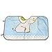 Produktbild YelloSun Windshield Sunshade for Car,Elephant Flower Heart Cartoon Doodle Flower Retro Pattern Dumbo,Front Window Sun Shade Visor Shield Cover(27.5 x 51)