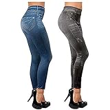 ShopINess Slim Jeggings, 3er-Pack : Amazon.de: Bekleidung