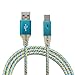 Produktbild USB Kabel Ladekabel Quick-Charge USB Verbindungskabel HDMI-Kabel stabil Datenübertragung geflochtenes Datenkable LED-Leuchten Typ-C-Kabel USB 3.1 Sync-Daten, schnelleres Ladegerät-Kabel für Android
