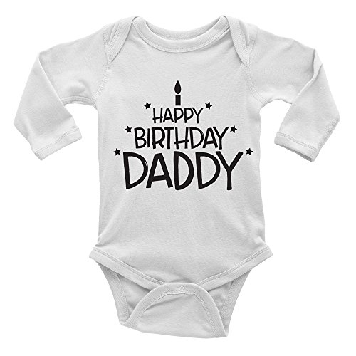 happy birthday daddy baby vest