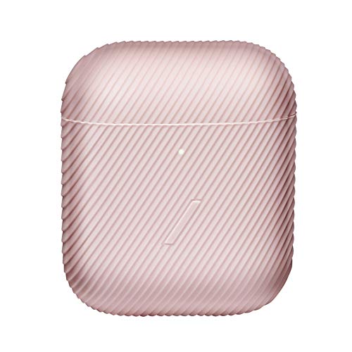 Custodia curva NATIVE UNION per AirPods - Elegante custodia in silicone testurizzato, Compatibile con AirPods Gen 1 e Gen 2 (Rosa)