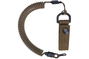 ‎EDCX EdcX Paracord Tactical Lanyard, Spiral-Kabel, elastischer Schlüssel-Anhänger aus Paracord