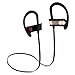 Produktbild Bluetooth Kopfhörer, JIEJIEWYD 4.1 In Ear Kopfhörer Wireless Sport Headset IPX7 Wasserschutz Ohrhörer für Jogging, Walking, Yoga, Aerobic, Fitness, Reisen, etc(Schwarz)