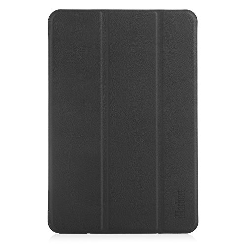 IHarbort® Apple Mini 4 Gehäuse – Multi-Winkel Smart Cover Halter Stand Leder Tasche für Apple iPad mini 4, Mit Schlaf / Wake Up Funktion (iPad mini 4, Schwarz) - 6