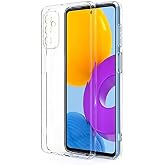 Zore Galaxy ile uyumlu M52 Kılıf Kamera Korumalı S&uuml;per Silikon Kapak Renksiz