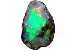 GENERIC Dazzlegems Ultra Fire Opal Rough Gemstone, Ethiopian Opal Rock, Jewelry Making Supplies, Chakra Healing, Energy Stone, Meditation, Art-Crafts-Diy Stone, 4.30Cts