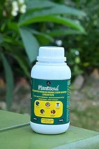 Plantsoul Seaweed Sea Mantra 250 ml Premium Organic Liquid Concentrate with Measuring Cup - Fertilizer for All Indoor and Outdoor - Plants, Crops and Trees