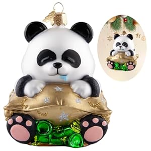 Panda Adornos de Navidad de