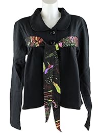 Chaqueta de mujer estilo Mamatayoe Bolero NEGRO XL