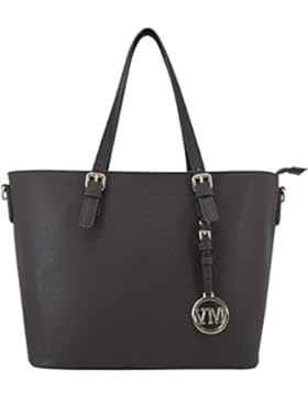 Vanessa & Melissa (Farbauswahl) Damen Handtasche PU-Leder Shopping Bag Shopper Freizeit/Schule/Büro