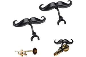 SUNICON Clip on Small Trombone Schnurrbart mit Schutzcover, Hochleistungs -Posaunen -Schnurrbart für junge Musiker Spaß Performance