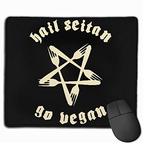 Hail Seitan Go Vegan Tappetini per mouse Non-Slip Gaming Mouse Pad Mousepad for Working,Gaming and Other Entertainment