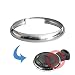 Produktbild Ring aus ABS Abdeckung Schlüsselhülle Fernbedienung rund Notebook BMW Mini One Mini Cooper D S Countryman chiavit Ersatzteile Schale Schlüssel Auto Logo Key Ring Ringe Farbe Silber Spiegel