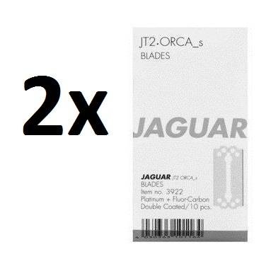 2er Set: Jaguar Rasiermesser Klingen JT2 und Orca S kurz 10er Pack = 20 Stück
